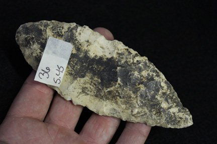 Flint Knife: 5.45” Monroe Co. MO