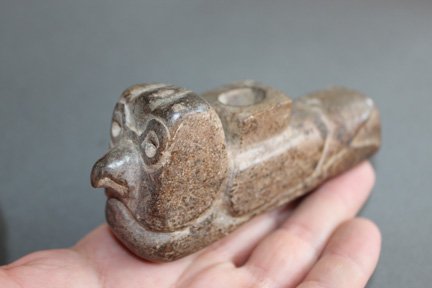 Stone  Effigy pipe (1 of 6)