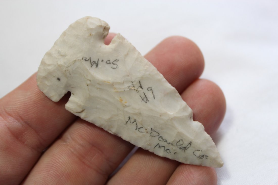 Side Notched Arrowhead