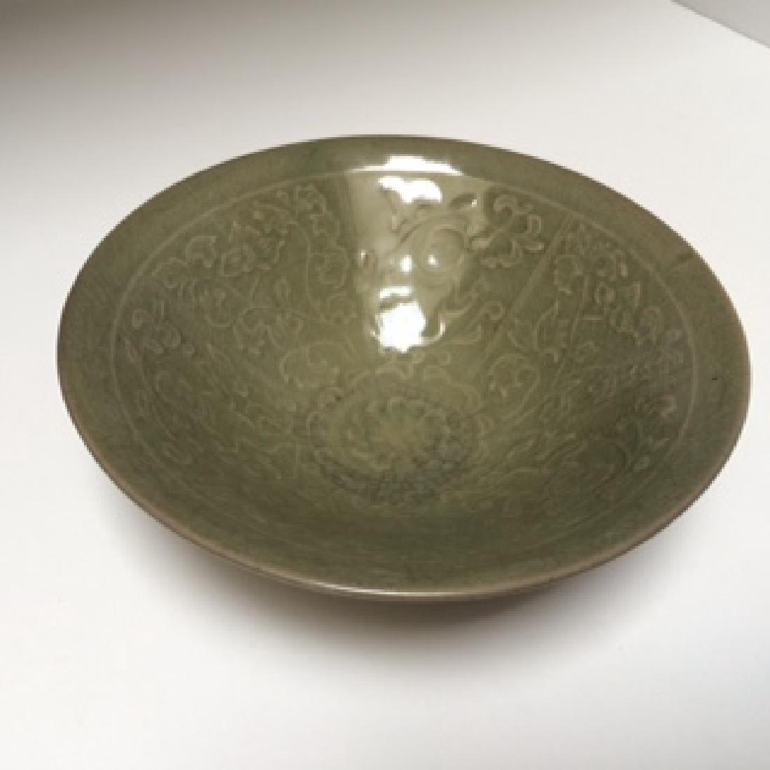 Yao Zhou Ware PorcelainÂ Green, 3 Boys Decorated Bowl (1 of 5)