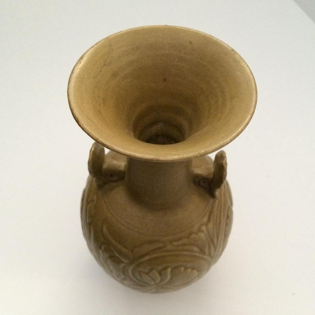 Before Song Dynasty Yue Ware Vase, "Repaired" (8"H) (1 of 9)