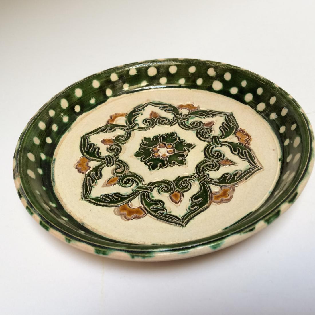 Tang Dynasty Fine Multi Colored Plate (1 of 3)