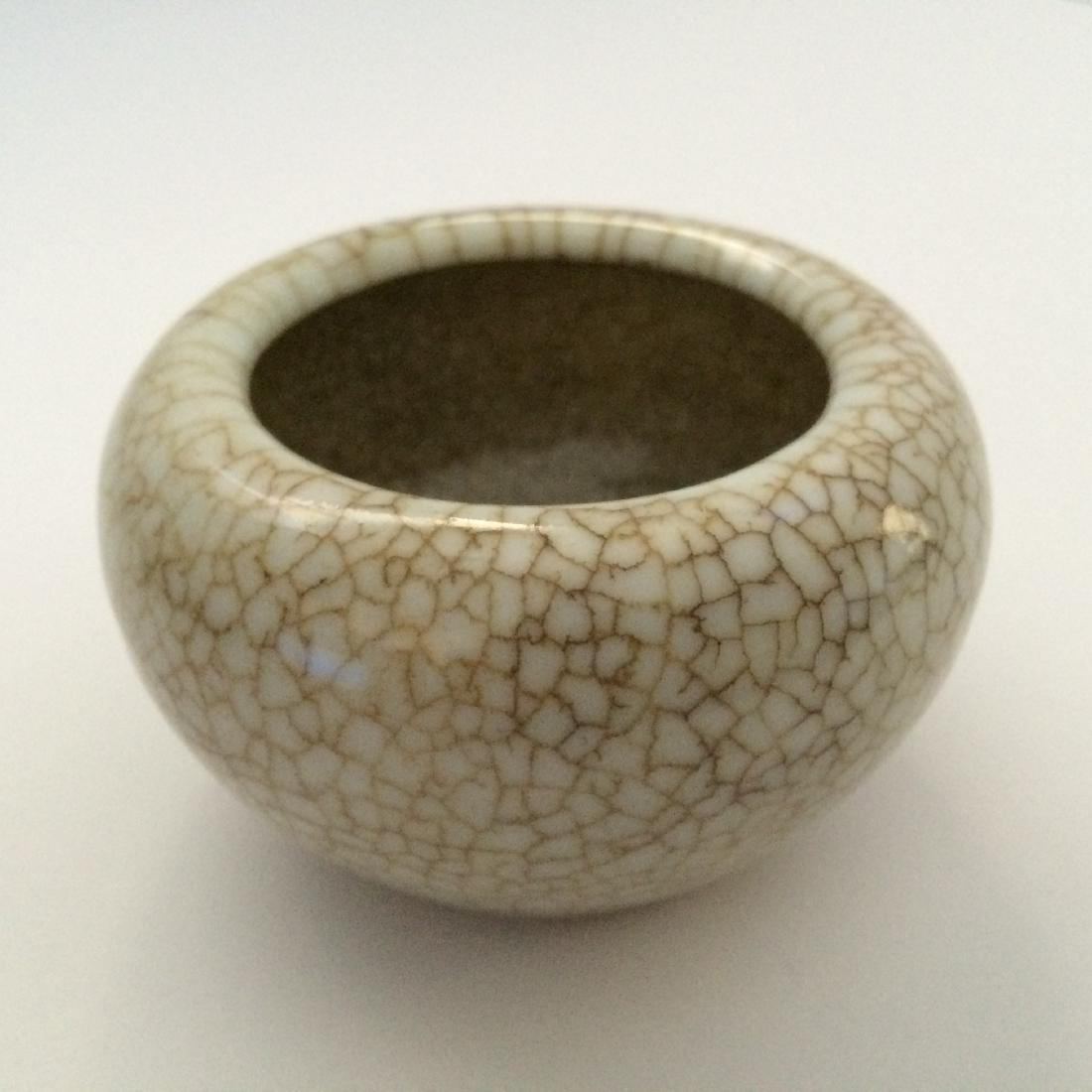 Chinese Qing Dynasty Style Ge Ware Crackle Glaze Washer (1 of 3)