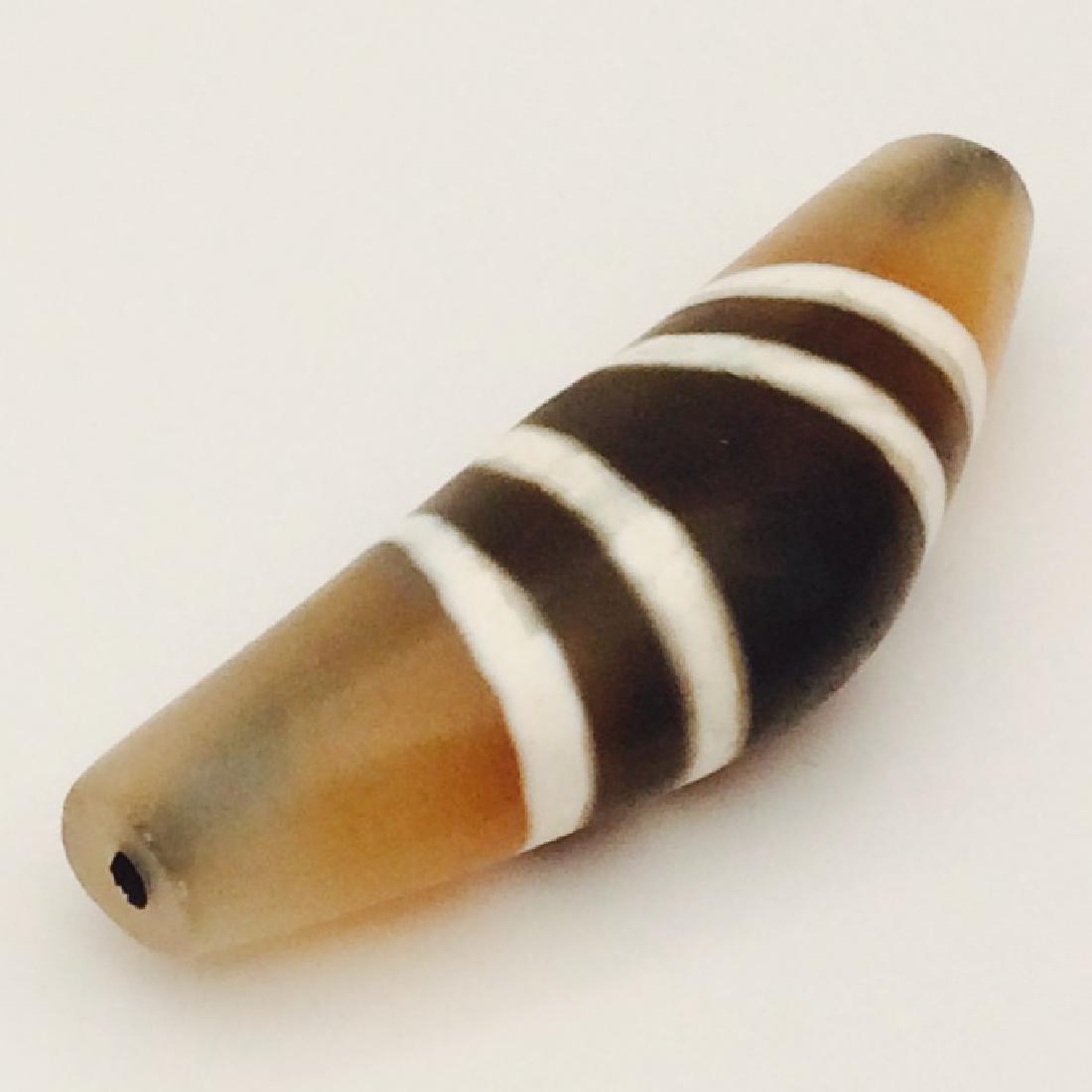 Rare Chinese Striped Dzi Bead (1 of 2)