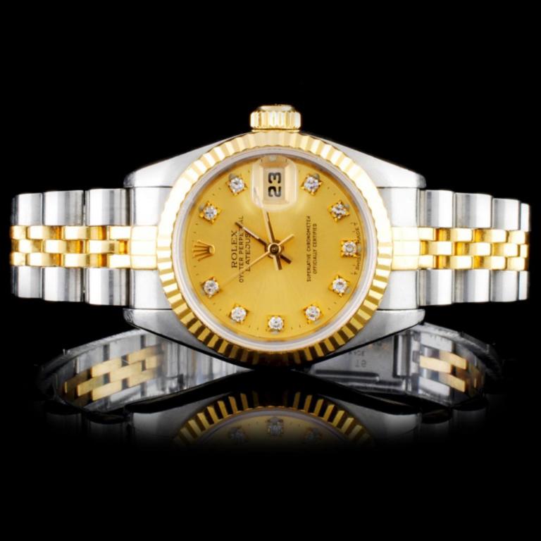 Rolex Two-Tone DateJust Ladies Wristwatch (1 of 5)