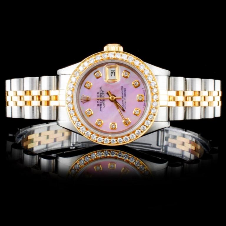 Rolex DateJust Diamond Ladies Watch (1 of 5)