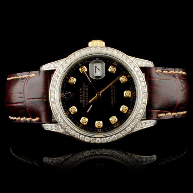 Rolex DateJust 1.50ctw Diamond 36MM Wristwatch (1 of 5)