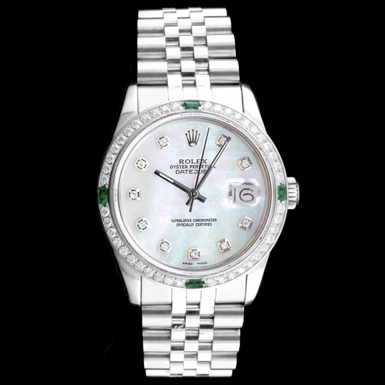 Rolex DateJust Diamond 36mm Wristwatch (1 of 5)