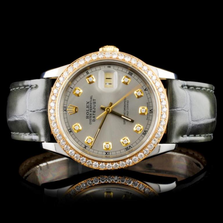 Rolex DateJust Diamond 36MM Wristwatch (1 of 6)
