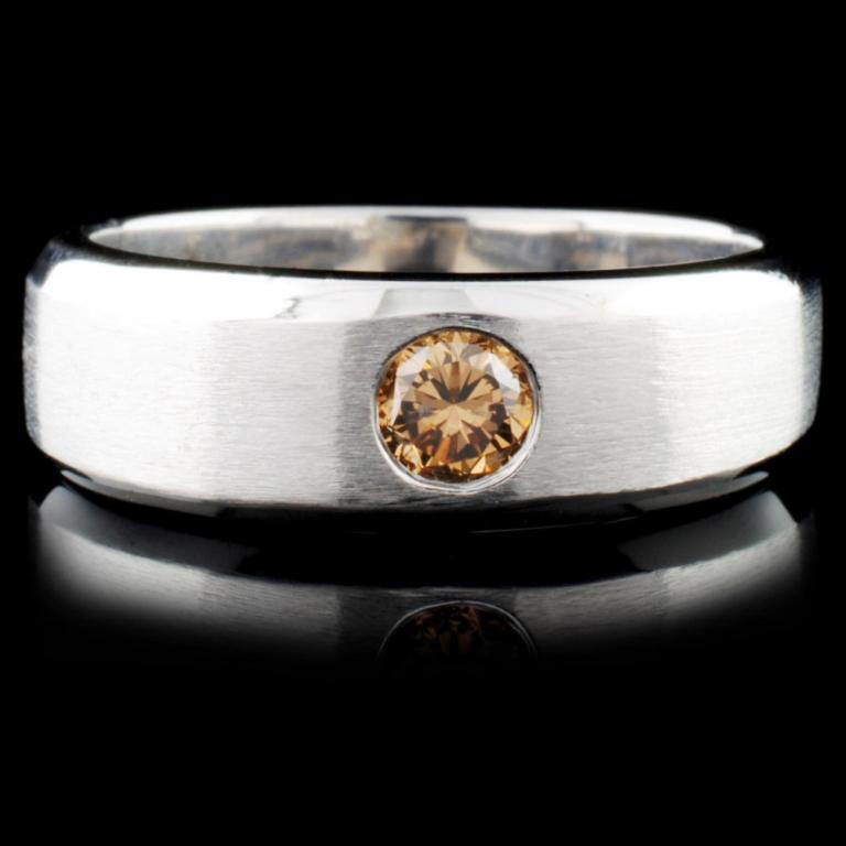 18K White Gold 0.31ctw Fancy Color Diamond Ring (1 of 3)