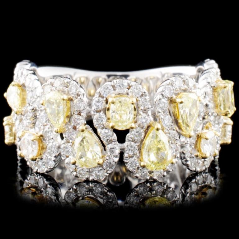 18K Gold 1.48ctw Fancy Diamond Ring (1 of 5)