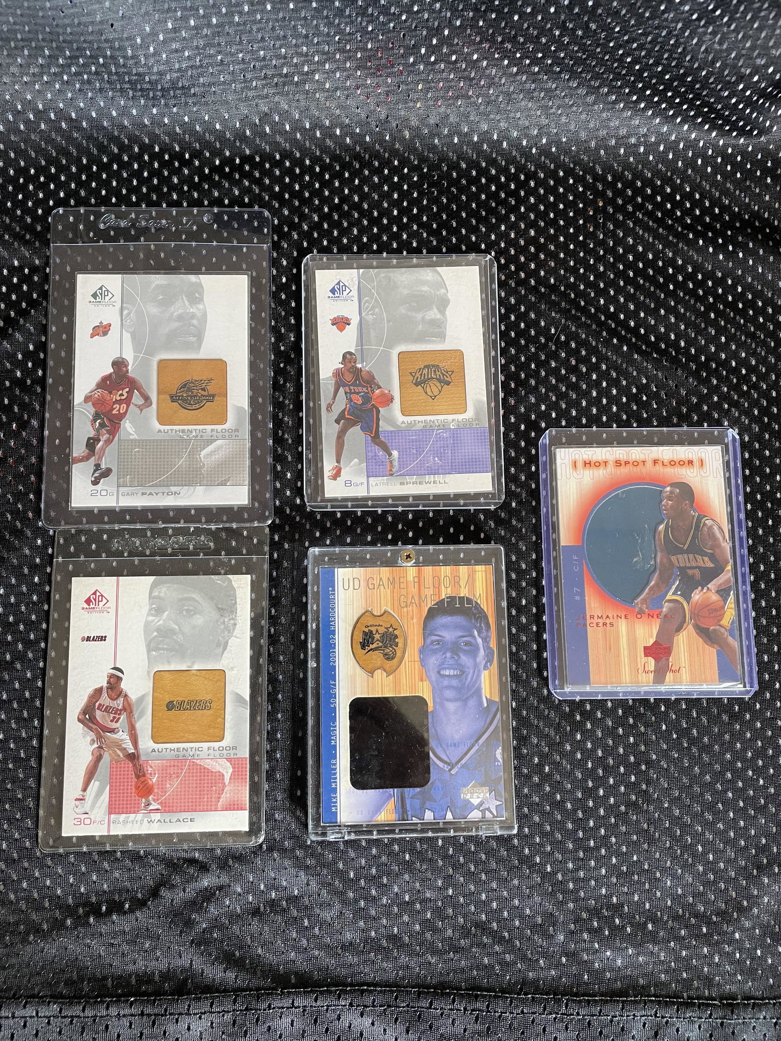 NBA GAME FLOOR Lot - Gary Payton & More (1 of 2)