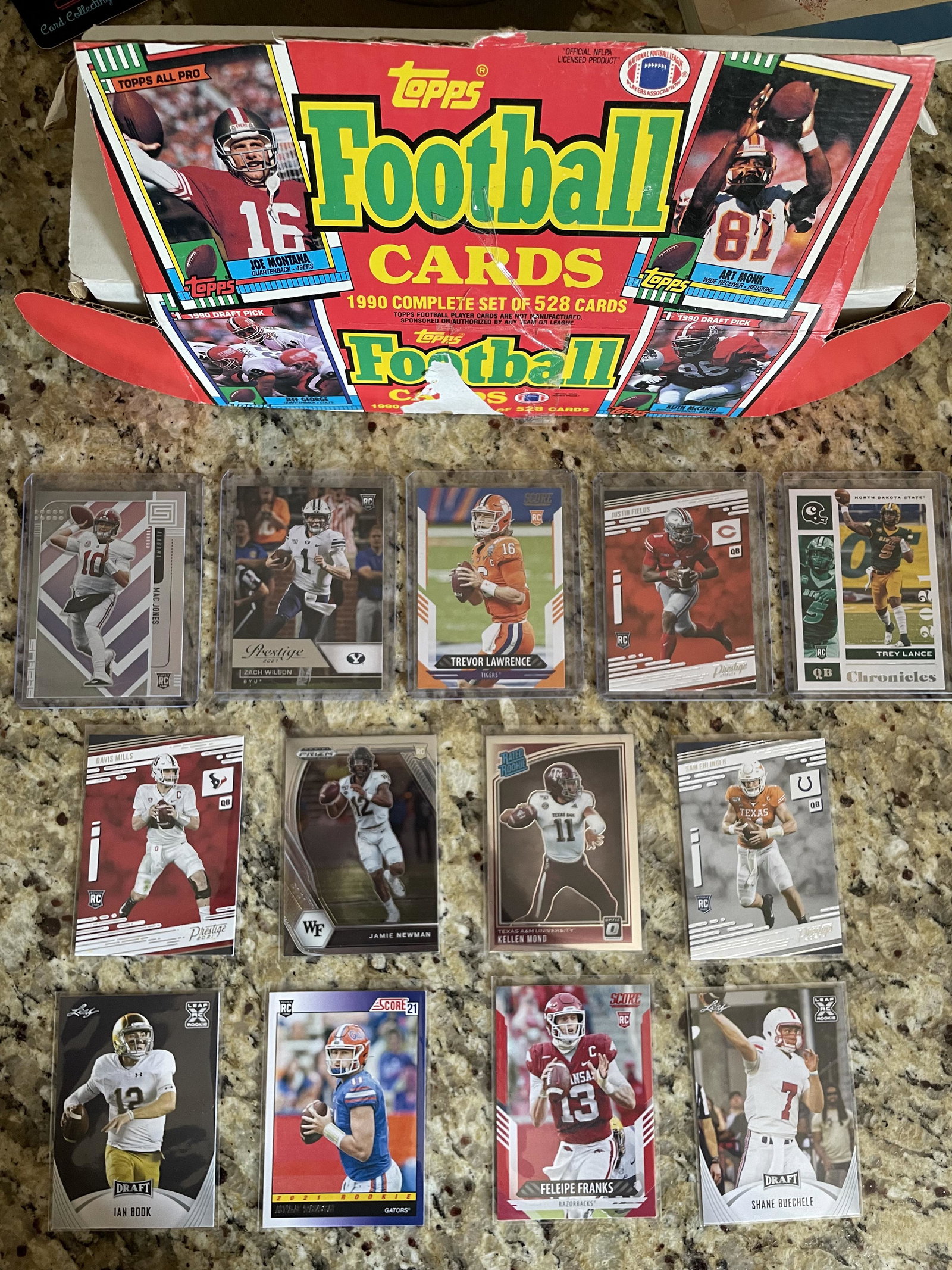 Massive 2021 Top Rookie QB lot - Trevor Lawrence etc (1 of 7)