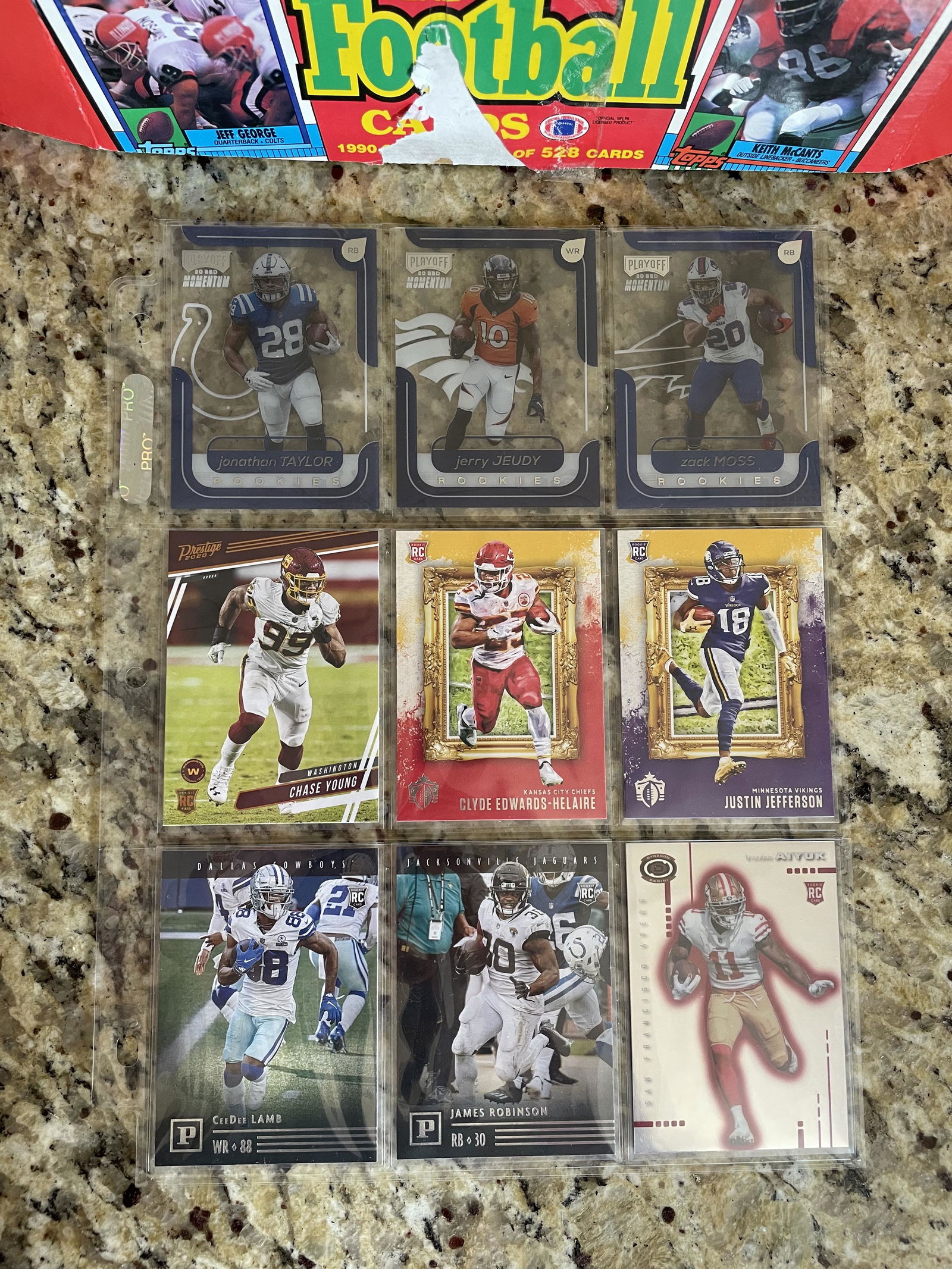 2020 Top Rookie Skill Players - Justin Jefferson etc (1 of 1)