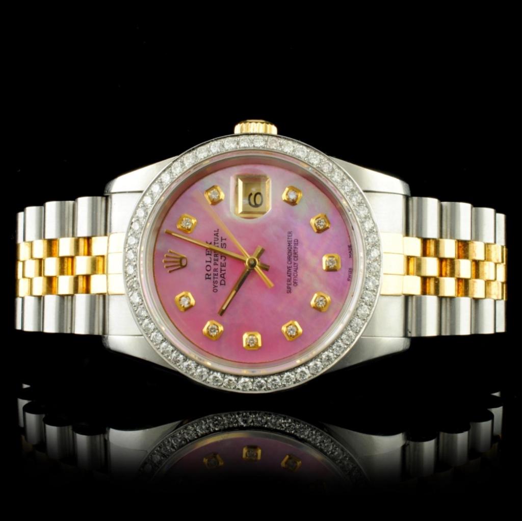 Rolex DateJust Diamond 36MM Wristwatch (1 of 7)