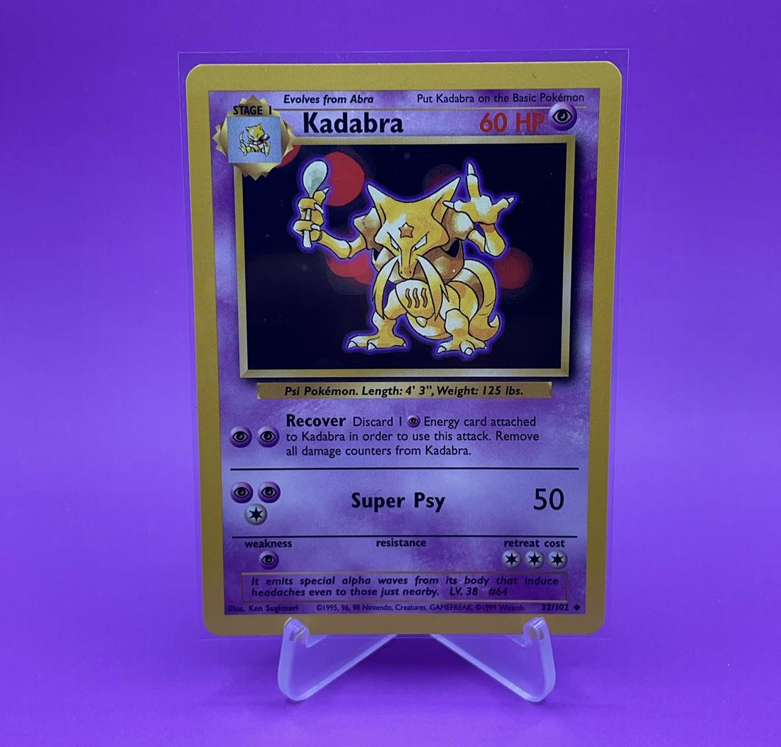 Kadabra - Pokemon Base Set 1999 (1 of 2)