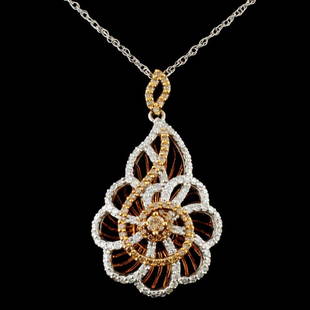 14K Gold 1.06ctw Diamond Pendant: Estimated Retail Replacement Value: $7,168.00Ref: IRA4096Item no.: BB6916035 Ã¢€â€œ 68662 / CH599ASpecification:Gold Content: 14K White GoldWeight of Item: 6.6 gramsCountry Made: