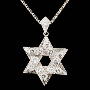 14K Gold 2.99ctw Diamond Pendant: Estimated Retail Replacement Value: $21,245.00Ref: ARA12140Item no.: DAG-3/003-2148Specification:Gold Content: Solid 14K White GoldWeight of Item: 15.90 gramsSize: 18 inchesCountry Made: U.S.AMain