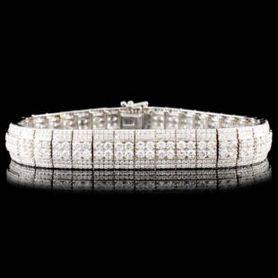 14K Gold 7.00ctw Diamond Bracelet: Estimated Retail Replacement Value: $44,569.00Ref: WAG25468Item no.: FA2056328PH025-MB2543ASpecification:Gold Content: 14K White GoldWeight of Item: 24.50 gramsSize: 7 inchesCountry Made: