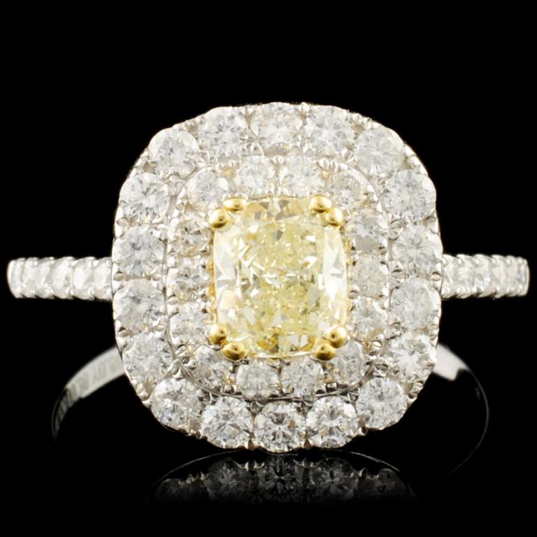 18K Gold 1.52ctw Fancy Diamond Ring (1 of 5)