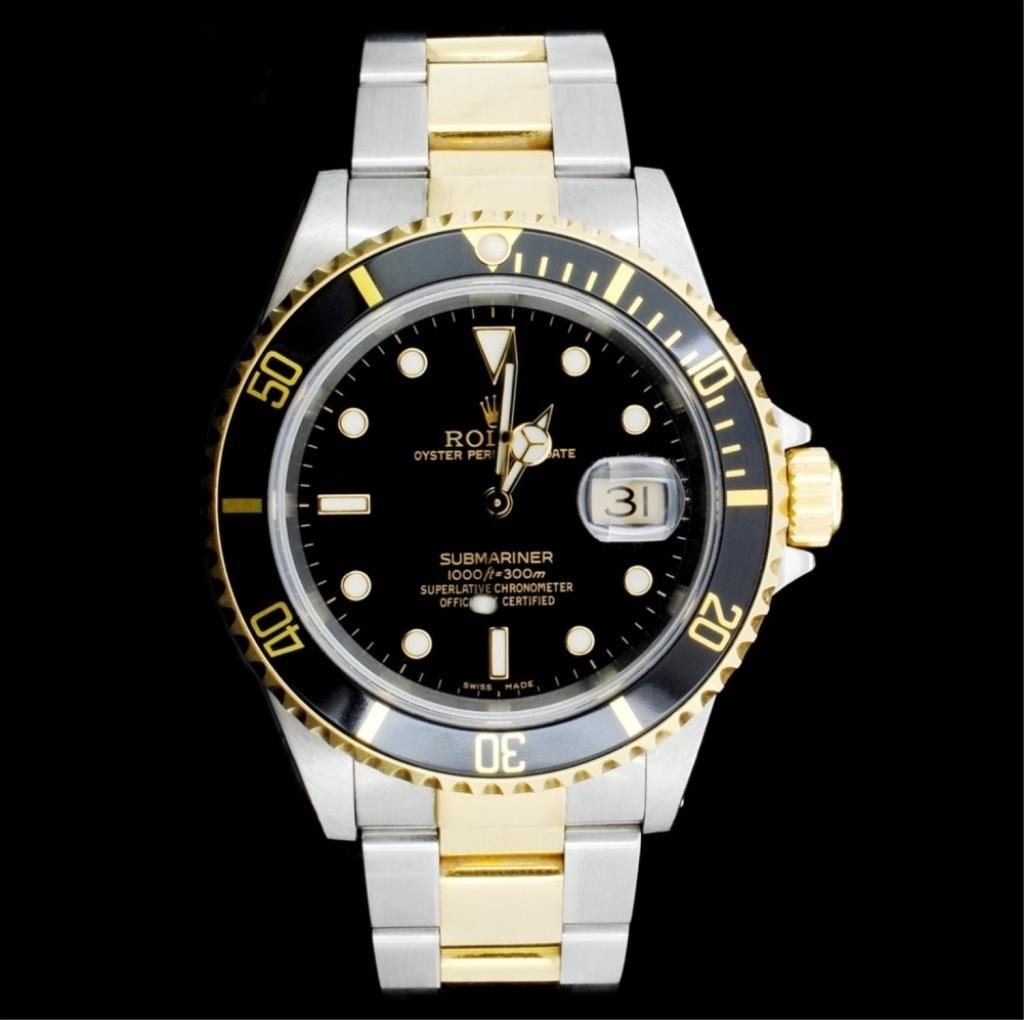 Rolex Submariner 18K & Stainless Steel 40MM Watch (1 of 5)
