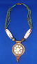 Naga Conch Shell Tibetan Turquoise Pendant Necklace