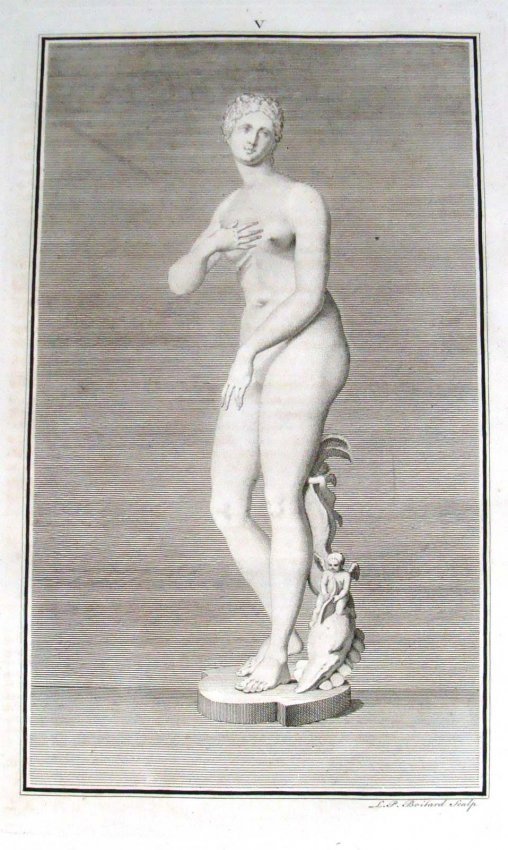 Copper Plate Etching 1747 by Rev Spence Plate 5: Copper Plate Etching, Dimensions: 16" by 9.5" The Venus of Medici BK1W51