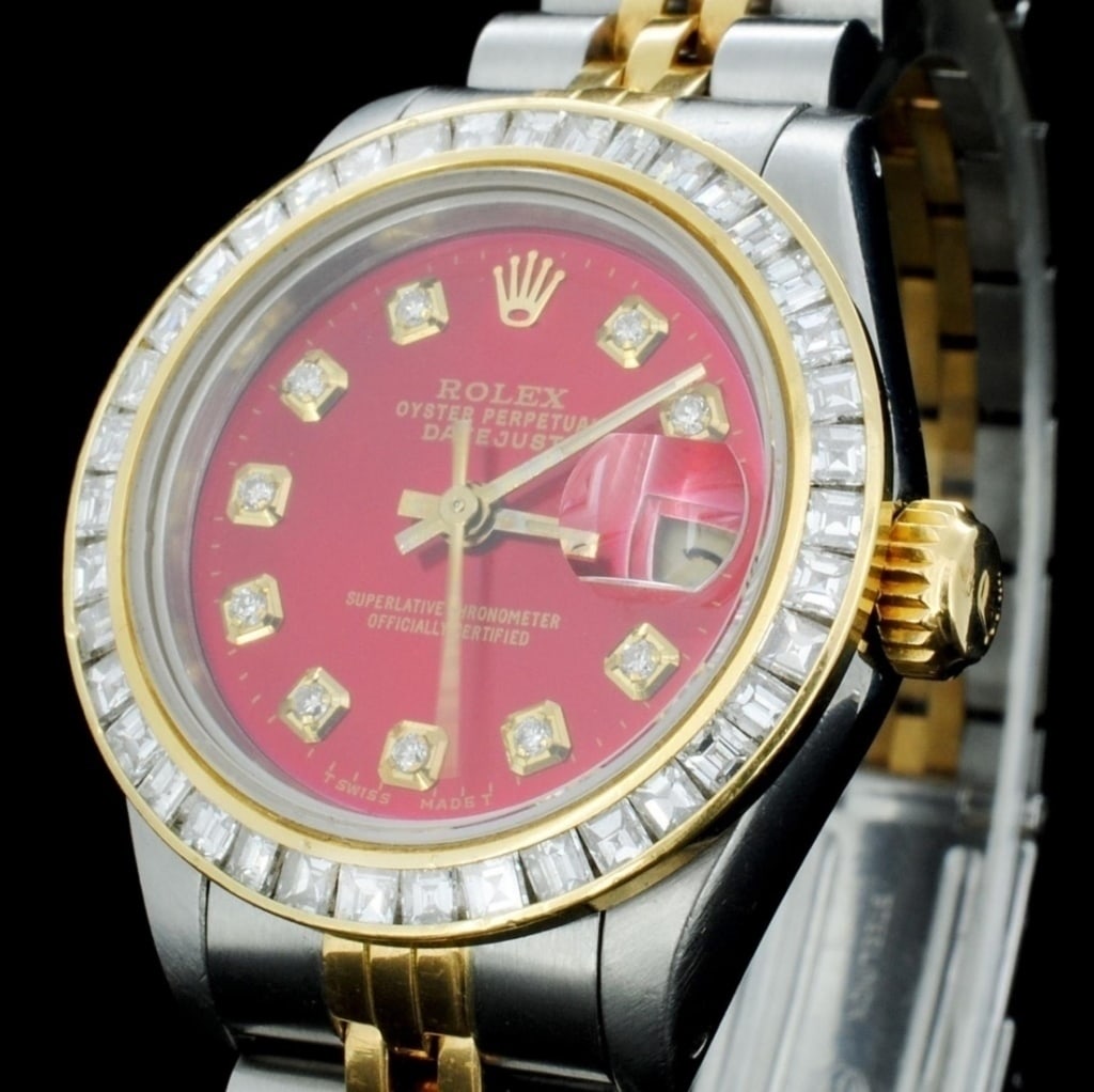 Diamond 1.50ct Rolex ladies' wristwatch (1 of 6)