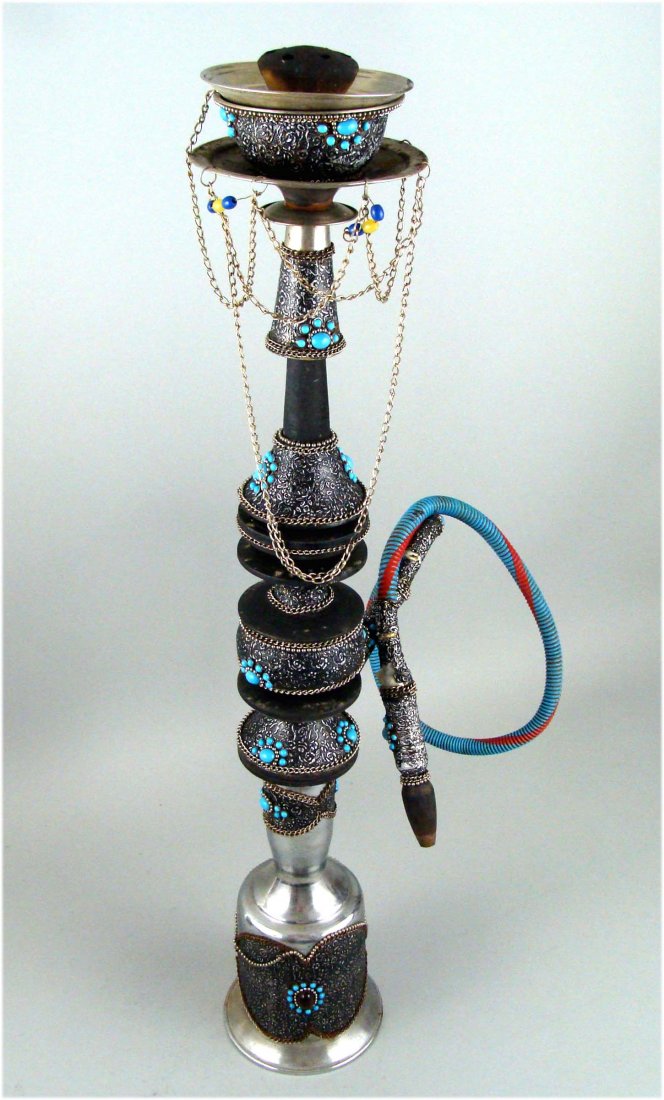 Beautiful Decorative Persian Hookah from the 1980's