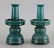 Qing Dynasty Pair of Antique Chinese Porcelain Oil Lamp