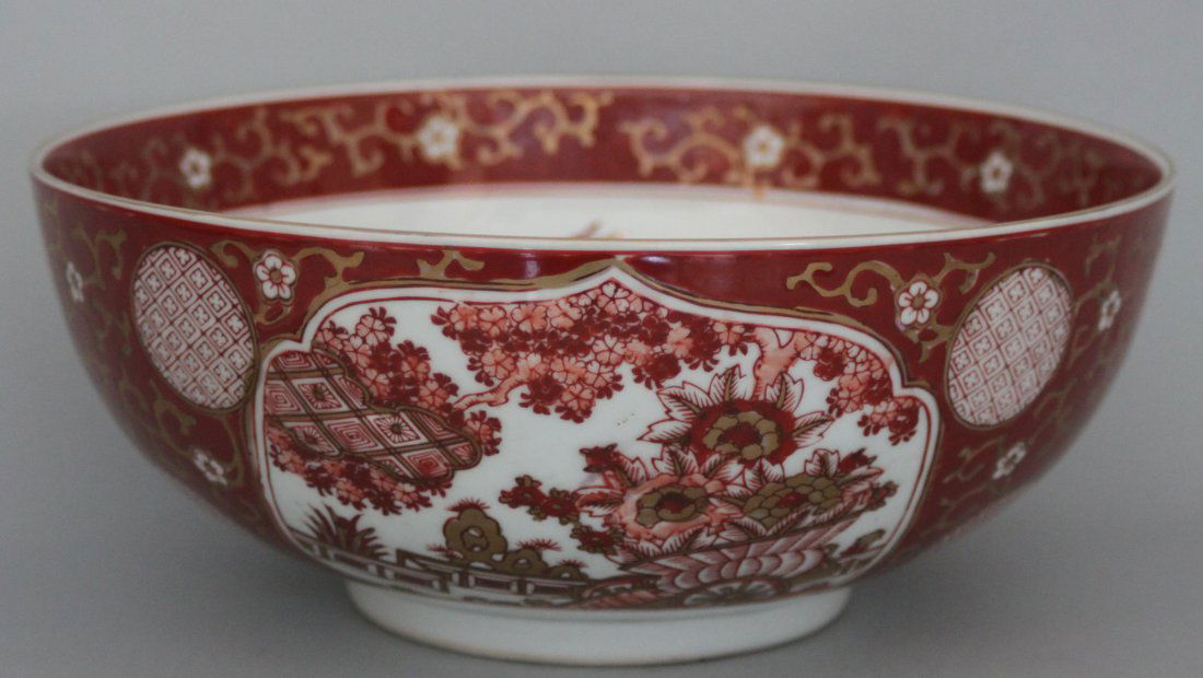 Japanese Porcelain Gold Imari Bowl Jan 19, 2013 AuctionBarn.estate