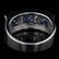 18k White Gold Diamond Ring .97 CTW Diamonds Sapphires - 2