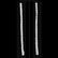 18k White Gold, 0.61CTW Diamond Drop Earrings