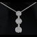 14k W Gold 1.25CTW Diamond Pendant