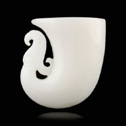 Old Chinese Dragon Decorated Porcelain Cup (1 of 2)