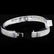 18k White Gold 5.92CTW Diamond Bangle Bracelet - 2