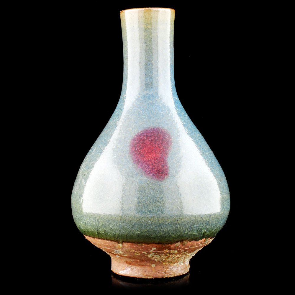 Yuan Dynasty, Jun Ware Garlic Bulb Vase (1 of 3)