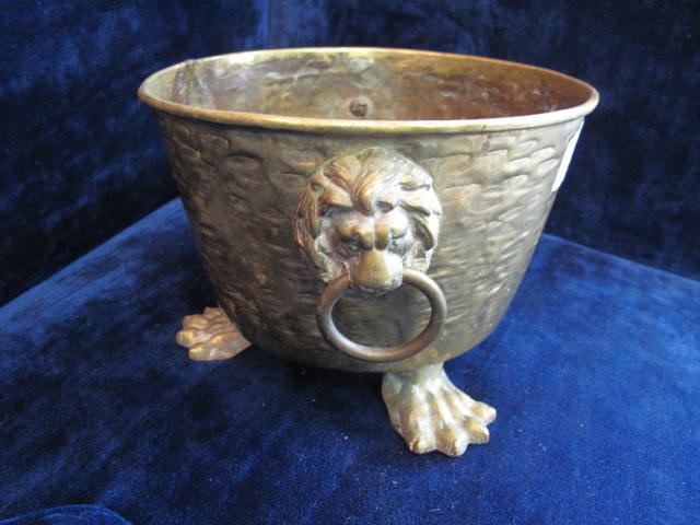 PAUL BEAU SIGNED BRASS POT - 2