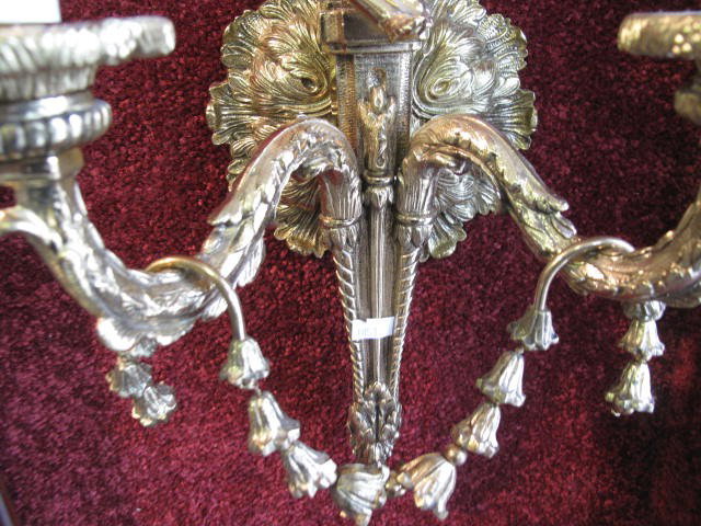PLATED GOLD style ABRASS WALL APPLIQUE - 3