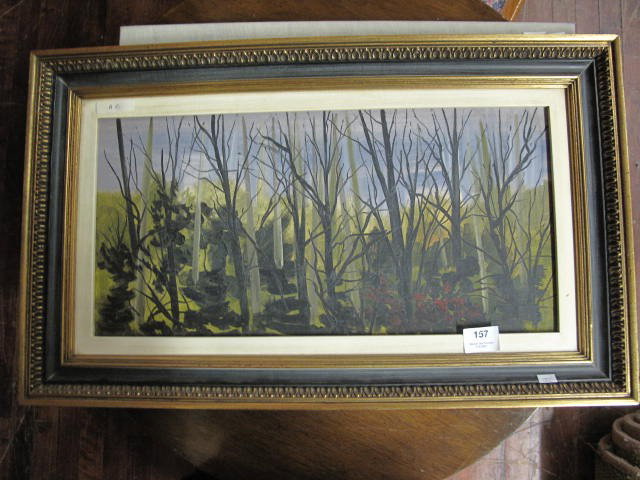CARETTE, OIL ON PANEL 10X20: FRAMED