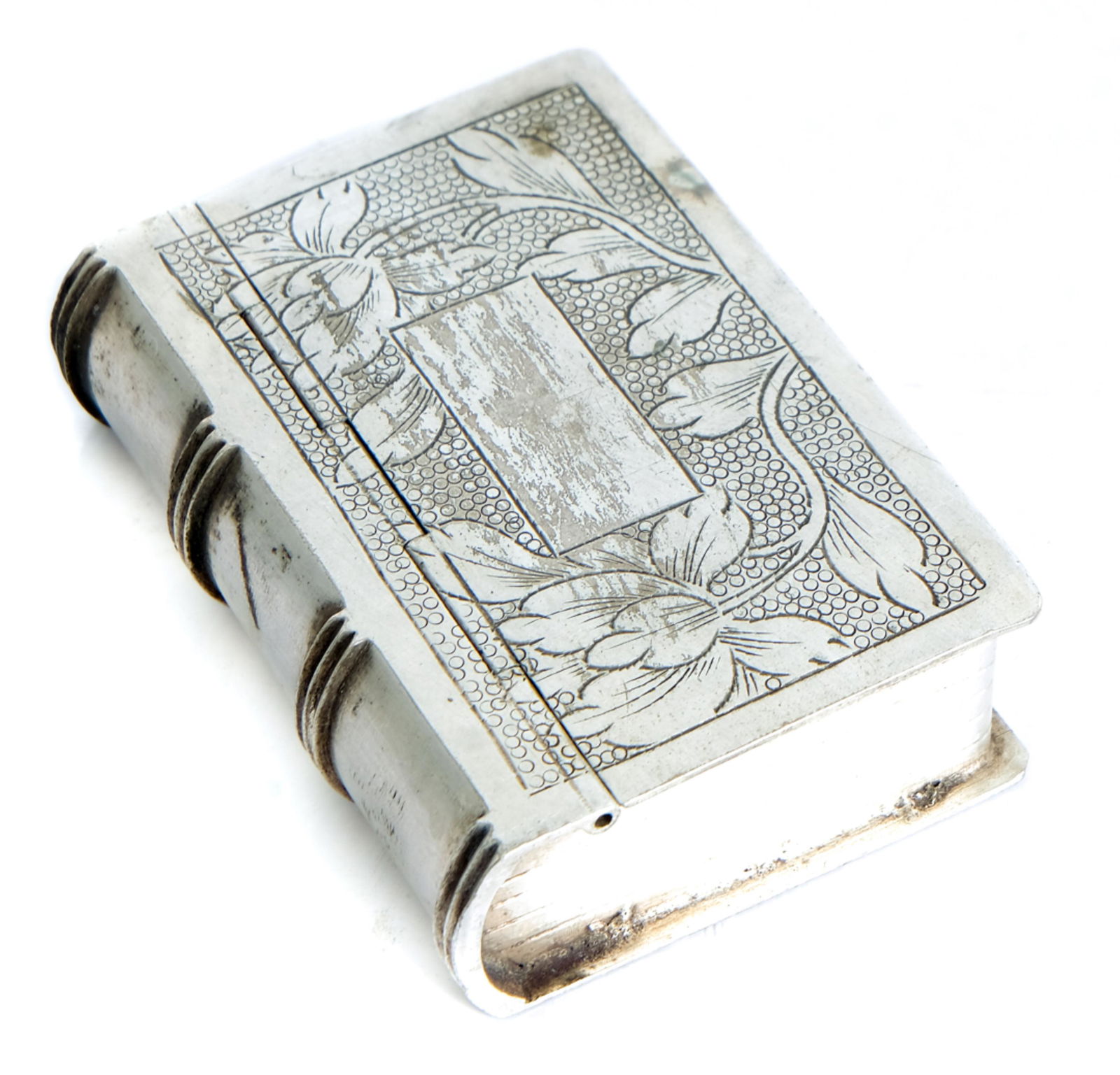 Sterling Silver Book Shaped Pill or Snuff Box (1 of 7)