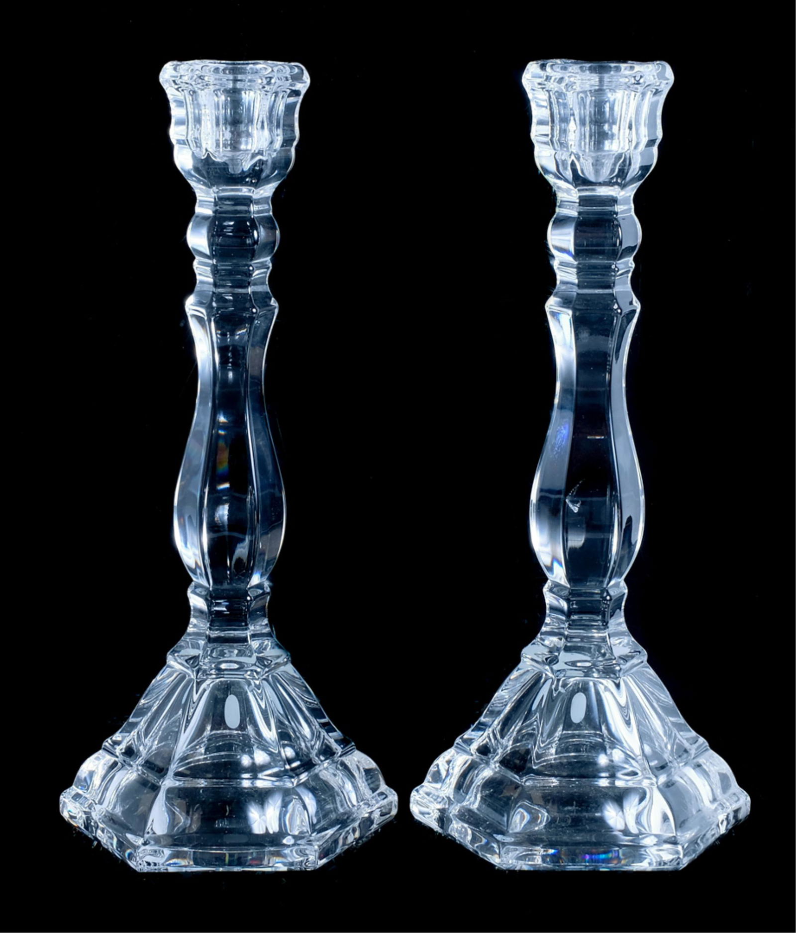 Tiffany & Co 'Hampton' Crystal Candlestick Holders (1 of 6)