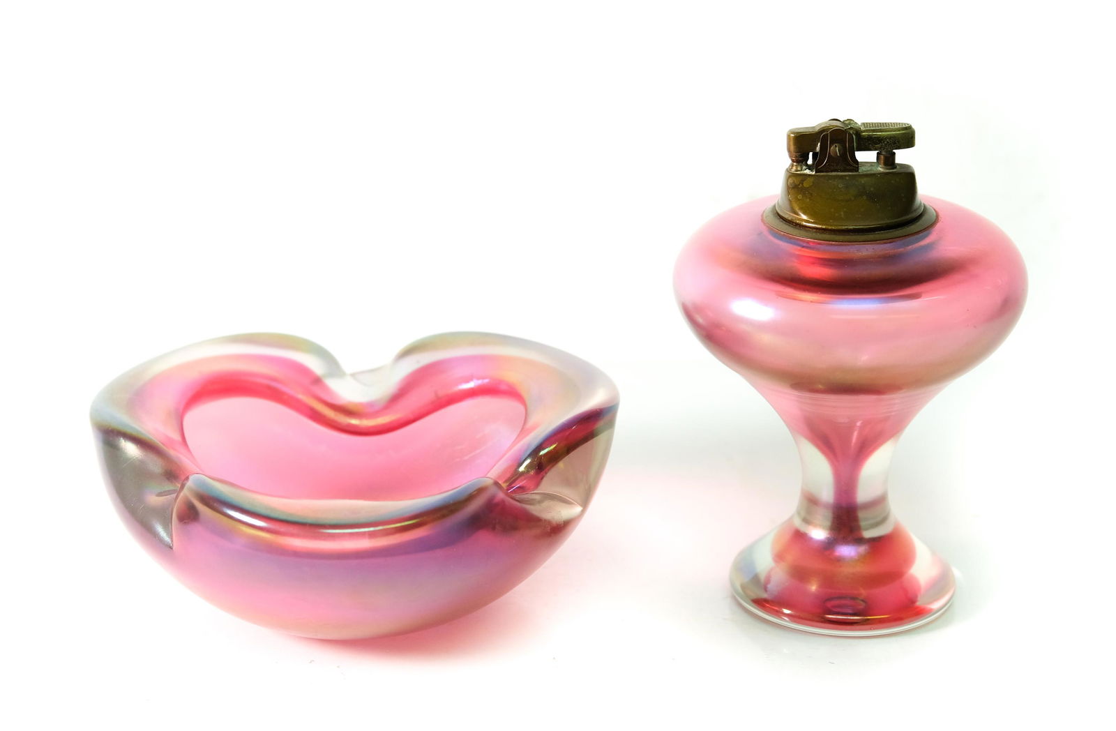 Mid Century Alfredo Barbini Glass Smoke Set (1 of 13)