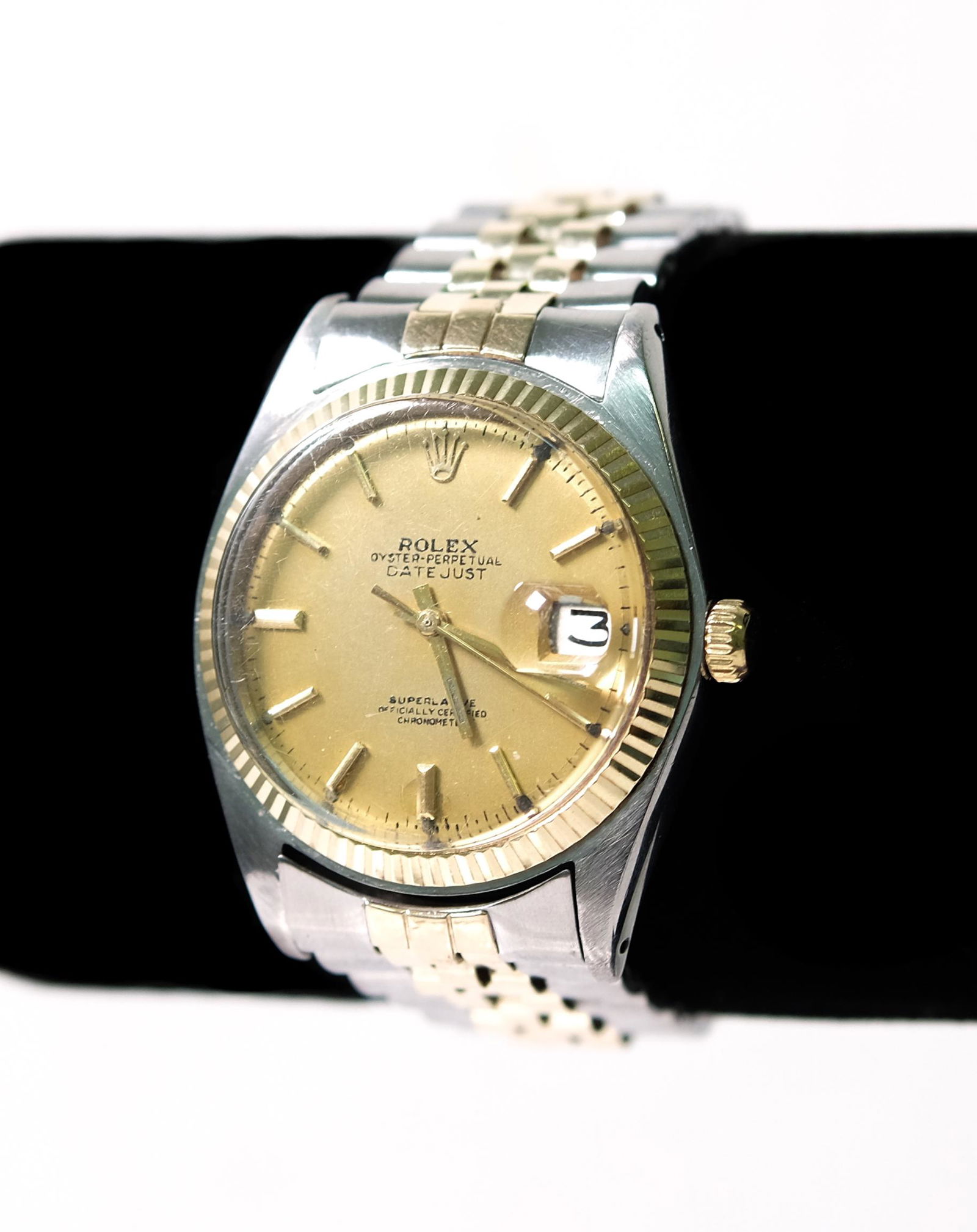 Rolex Men's 18k YG Datejust Stainless Watch (1 of 8)