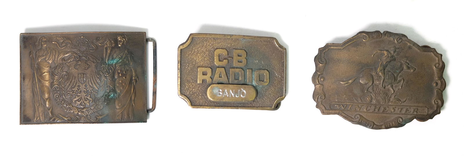 Group, Vintage Belt Buckles; Stamped Tiffany (1 of 16)