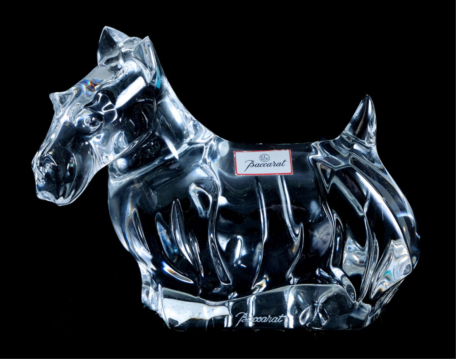 Baccarat Crystal Scottie Dog Figurine Paperweight (1 of 6)