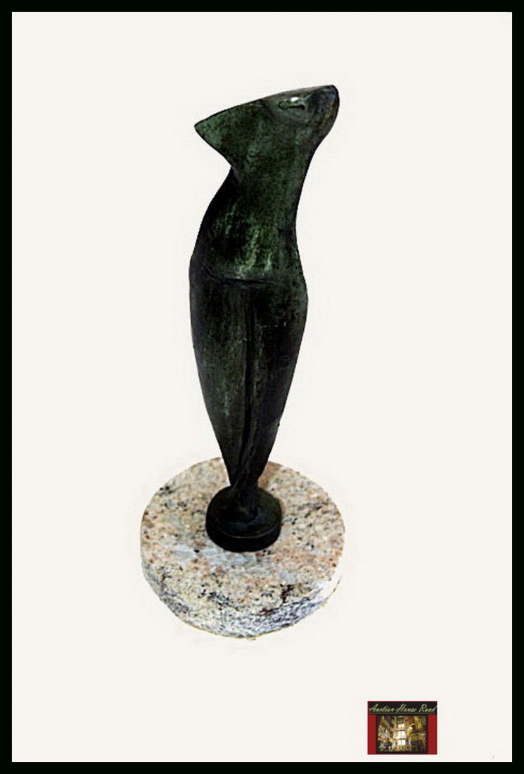 Alexander Archipenko Limited Edition Sculpture: Alexander Archipenko signed and numbered limited edition bronze sculpture, "Female Torso". Museum patina very well maintained - Mint Condition - In the manner of - Very Rare