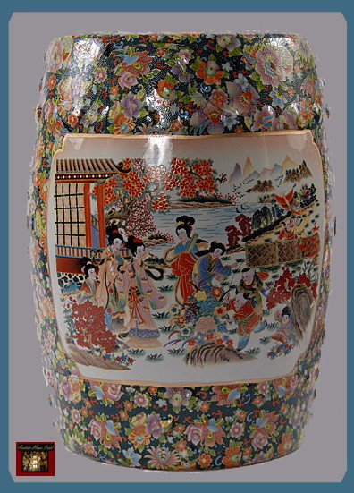 18in Oriental Shower Stool: 18in Oriental Shower Stool