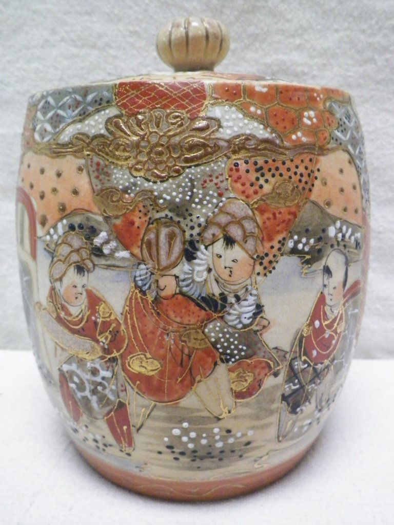 Satsuma Moriage Biscuit JarUnmarked