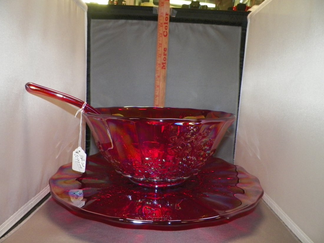 Fenton Punch Bowl Set